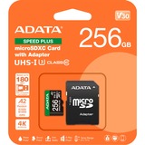 ADATA SPEED PLUS microSDXC 256 GB geheugenkaart UHS-I U3, Class 10, V30, A2