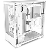 NZXT H5 Elite All White midi tower behuizing Wit (mat) | 1x USB-A | 1x USB-C | RGB | Tempered Glass