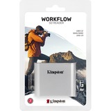 Kingston Workflow SD Reader kaartlezer Zilver/zwart