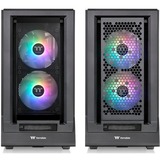 Thermaltake  midi tower behuizing Zwart | 2x USB-A | 1x USB-C | RGB | Window