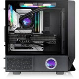 Thermaltake  midi tower behuizing Zwart | 2x USB-A | 1x USB-C | RGB | Window