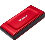 Kingston XS1000 Portable 2 TB externe SSD Rood/zwart, SXS1000R/2000G, USB-A 3.2 (10 Gbit/s)