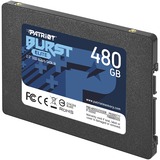 Patriot Burst Elite 480 GB SSD Zwart, PBE480GS25SSDR, SATA 6 Gb/s