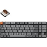 Keychron K13 Max-H3, toetsenbord Zwart, US lay-out, Gateron Low Profile 2.0 Mechanical Brown, 80%, RGB leds, Low-profile double-shot PBT, hot swap, 2.4GHz | Bluetooth 5.1 | USB-C