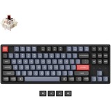 Keychron K8 Pro-J3, toetsenbord Zwart, US lay-out, Gateron G Pro Brown, RGB leds, TKL, Double-shot PBT, hot swap, Bluetooth 5.1