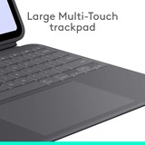 Logitech Combo Touch iPad Pro 13" (M4) (2024) Keyboard Case, toetsenbord Zwart, US-International