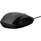 HP HP 150 Wired Mouse Zwart