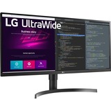 LG UltraWide 34WN750P-B 34" monitor 2x HDMI, 1x DisplayPort, USB-A, AMD FreeSync