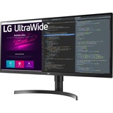 LG UltraWide 34WN750P-B 34" monitor 2x HDMI, 1x DisplayPort, USB-A, AMD FreeSync