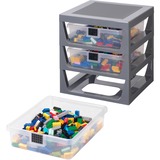 Room Copenhagen LEGO 3-Drawer Storage Rack opbergdoos Grijs