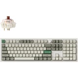 Keychron Q6 Max-P3, toetsenbord Wit, US lay-out, Gateron Jupiter Brown, RGB leds, KSA double-shot PBT, hot swap, Knob, 2.4GHz | Bluetooth 5.1 | USB-C