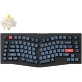 Keychron V10 Max-D4, toetsenbord Zwart, US lay-out, Gateron Jupiter Banana, RGB leds, 75% Alice, Double-shot PBT, hot swap, 2.4 GHz | Bluetooth | USB-C, Knob