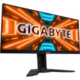 GIGABYTE M34WQ 34" UltraWide gaming monitor Zwart, 2x HDMI, 1x DisplayPort, AMD Free-Sync, 144Hz