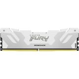 Kingston FURY 16 GB DDR5-6400 werkgeheugen Wit, KF564C32RW-16, Renegade, XMP