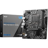 MSI PRO H610M-E DDR4 socket 1700 moederbord Zwart, Gb-LAN, Sound, µATX