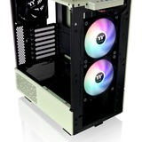 Thermaltake  midi tower behuizing Lichtgroen | 2x USB-A | 1x USB-C | RGB | Window