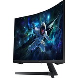 SAMSUNG Odyssey G5 G55C 32" Curved gaming monitor Zwart, 1x HDMI, 1x DisplayPort, 165 Hz