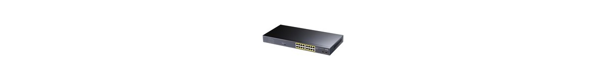 Cudy 16-GbE PoE+ Switch with 2 Uplink SFP Zwart