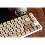 Ducky Boba keycaps Donkerbeige/lichtbeige, 132 stuks