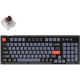 Keychron V5-C3, gaming toetsenbord Zwart, US lay-out, Keychron K Pro Brown, 96%, RGB leds, Double-shot PBT, hot swap, Knob