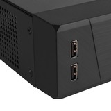 SilverStone SST-ML10B HTPC behuizing Zwart | 2x USB-A