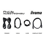 iiyama ProLite XUB2793QSU-B7 27" monitor Zwart, 100Hz, HDMI, DisplayPort, USB, Audio, AMD FreeSync 