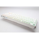 Ducky One 3 Classic Pure White TKL, toetsenbord Wit, US lay-out, Cherry MX Red, RGB led, Double-shot PBT, Hot-swappable, QUACK Mechanics, 80%