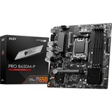 MSI PRO B650M-P socket AM5 moederbord Zwart, RAID, 2.5 Gb-LAN, Sound, µATX