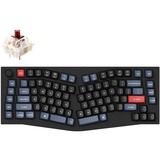 Keychron Q10-M3Z, toetsenbord Zwart, US lay-out, Gateron G Pro Brown, Alice 75%, RGB leds, Double-shot PBT, hot swap, Knob