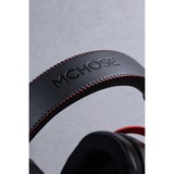 MCHOSE S9 Pro Wireless  over-ear gaming headset Zwart/rood, PC / laptop / Playstation / Switch / Smartphone, 2.4G / Bluetooth / Wired / Type-C	