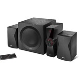 Edifier CX7 2.1 PC-luidsprekersysteem Zwart, Bluetooth, RCA, AUX, SD-kaart, USB