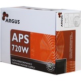 Inter-Tech Argus APS-720 720W voeding  Zwart, 2x PCIe