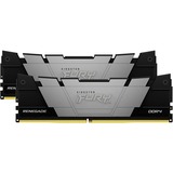 Kingston FURY 64 GB DDR4-3200 Kit werkgeheugen Zwart/zilver, Renegade Black, XMP