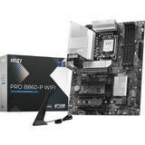 MSI PRO B860-P WIFI socket 1851 moederbord zilver, RAID, 5Gb-LAN, Wi-Fi 7, BT, Sound, ATX