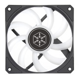 SilverStone Air Slimmer 120 ARGB case fan Zwart/transparant, 4-pins PWM fan-connector