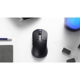 Keychron M3 Mini Wireless 4K-Version gaming muis Zwart, 100 - 26000 DPI, USB-C / Bluetooth 5.1 / 2.4 GHz