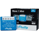 Shelly Qubino Wave 1 Mini relais Blauw/wit, 1-kanaals, Z-Wave