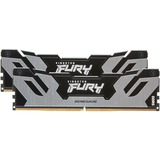 Kingston FURY 32 GB DDR5-6000 Kit werkgeheugen Zwart/zilver, KF560C32RSK2-32, Renegade Silver, XMP