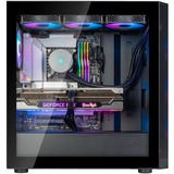 SilverStone FARA 514X midi tower behuizing Zwart | 2x USB-A | 1x USB-C | RGB | Tempered Glass