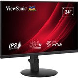 ViewSonic VG2408A 24" monitor Zwart, 1x HDMI, 1x DisplayPort, USB-C, USB-A, sound, 100 Hz