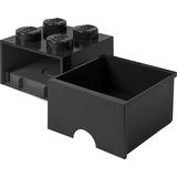 Room Copenhagen LEGO Brick Drawer 4 Zwart opbergdoos Zwart