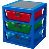 Room Copenhagen LEGO Iconic 3-Drawer Rack opbergdoos Blauw