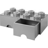 Room Copenhagen LEGO Storage Brick Drawer 8 Grijs opbergdoos Donkergrijs