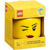 Room Copenhagen Lego Storage Head Mini - Winky opbergdoos Geel