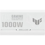 ASUS TUF Gaming 1000W Gold White Edition voeding  Zwart, 4x PCIe, Full kabelmanagement, 1x 12VHPWR