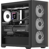 Aerocool B301A mini tower behuizing Zwart | 1x USB-A | 1x USB-C | RGB