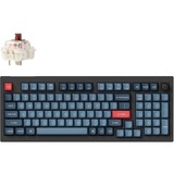 Keychron V5 Max-D3, toetsenbord Zwart, US lay-out, Gateron Jupiter Brown, RGB leds, 96%, Double-shot PBT, hot swap, 2.4 | Bluetooth | USB-C, Knob