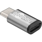 goobay USB-C > USB Micro-B 2.0 Adapter Grijs