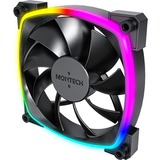 Montech AX120 PWM case fan Zwart, 4-pin PWM