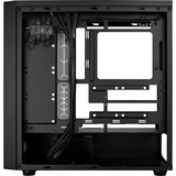 Cooler Master MasterBox 600 midi tower behuizing Zwart | 2x USB-A | 1x USB-C | RGB | Tempered Glass